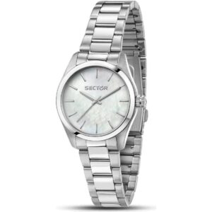 Sector 270 Just Time Stainless Steel Mother Of Pearl Dial Quartz R3253578510 Women's Watch