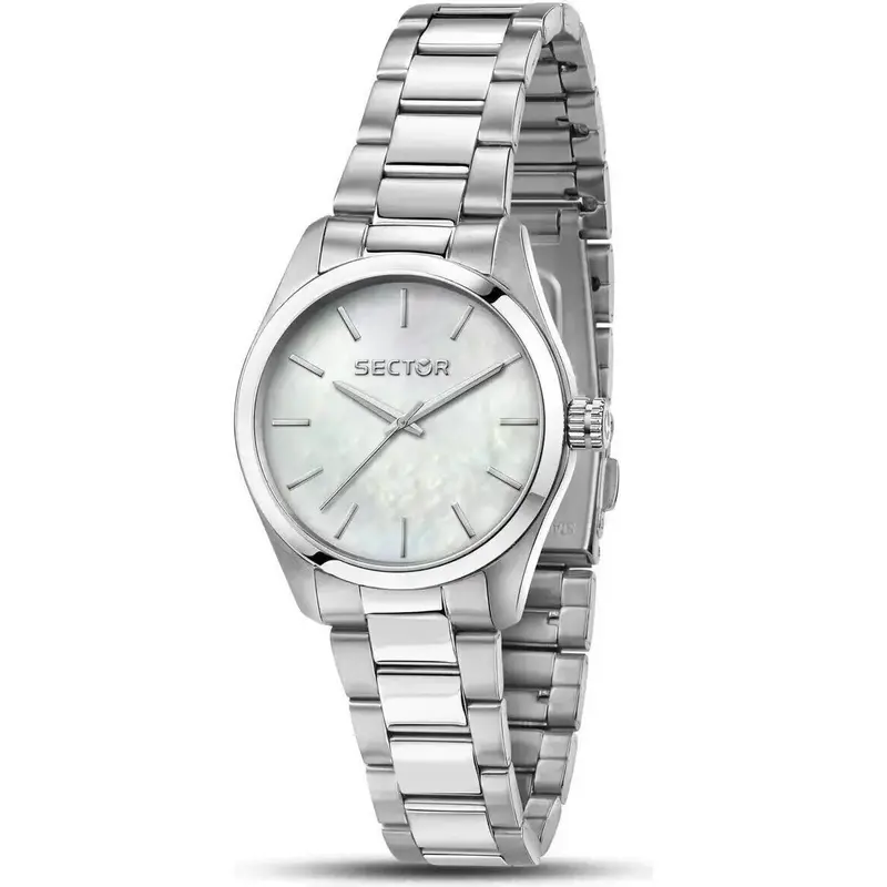 Sector 270 Just Time Stainless Steel Mother Of Pearl Dial Quartz R3253578510 Women's Watch