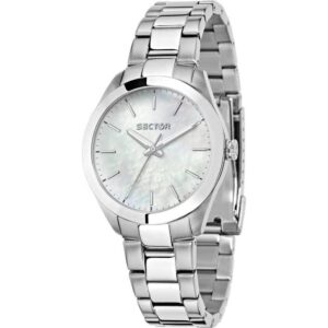 Sector 220 Just Time Stainless Steel Mother Of Pearl Dial Quartz R3253588522 Women's Watch