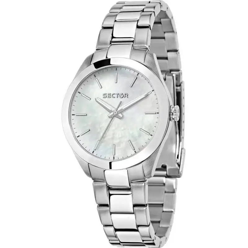 Sector 220 Just Time Stainless Steel Mother Of Pearl Dial Quartz R3253588522 Women's Watch