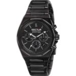 Sector 960 Chronograph Black Dial Stainless Steel Quartz R3273628001 100M Men's Watch