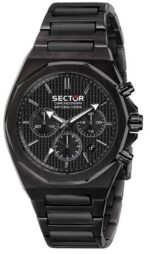 Sector 960 Chronograph Black Dial Stainless Steel Quartz R3273628001 100M Men's Watch