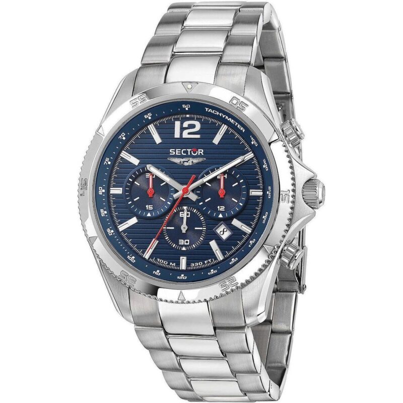 Sector 650 Chronograph Stainless Steel Blue Dial Quartz R3273631003 100M Men's Watch