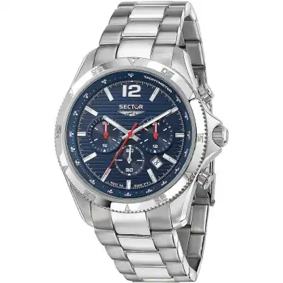 Sector 650 Chronograph Stainless Steel Blue Dial Quartz R3273631003 100M Men's Watch