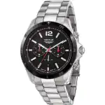 Sector 650 Chronograph Stainless Steel Black Dial Quartz R3273631004 100M Men's Watch
