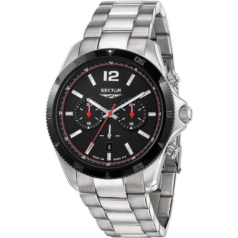 Sector 650 Chronograph Stainless Steel Black Dial Quartz R3273631004 100M Men's Watch Sector 650 Chronograph Stainless Steel Black Dial Quartz R3273631004 100M Men's Watch