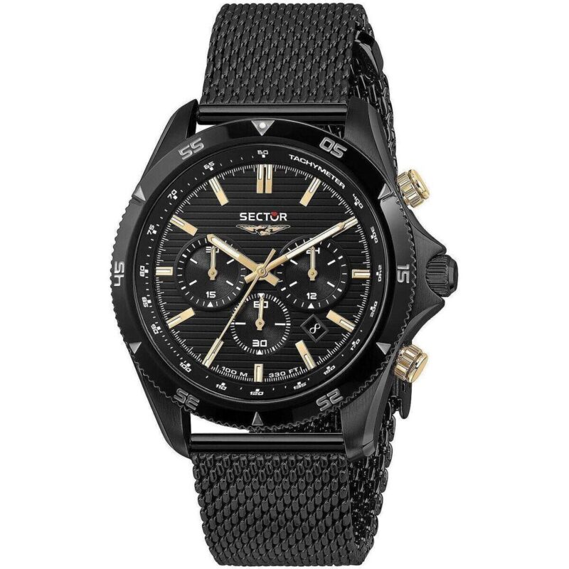 Sector 650 Chronograph Stainless Steel Black Dial Quartz R3273631005 100M Men's Watch Sector 650 Chronograph Stainless Steel Black Dial Quartz R3273631005 100M Men's Watch