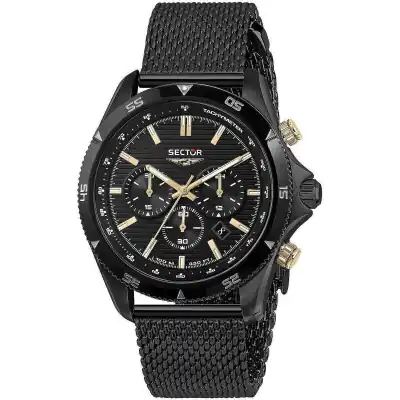 Sector 650 Chronograph Stainless Steel Black Dial Quartz R3273631005 100M Men's Watch