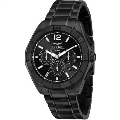 Sector 790 Chronograph Black Dial Stainless Steel Quartz R3273631004 100M Men's Watch