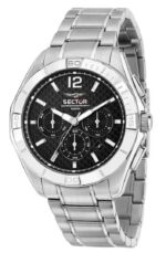 Sector 790 Chronograph Stainless Steel Black Dial Quartz R3273636003 100M Men's Watch