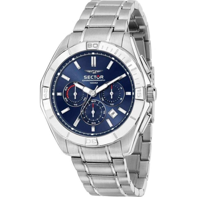 Sector 790 Chronograph Stainless Steel Blue Dial Quartz R3273636004 100M Men's Watch