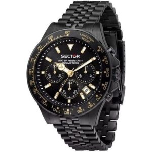 Sector 230 Chronograph Stainless Steel Black Dial Quartz R3273661029 100M Men's Watch
