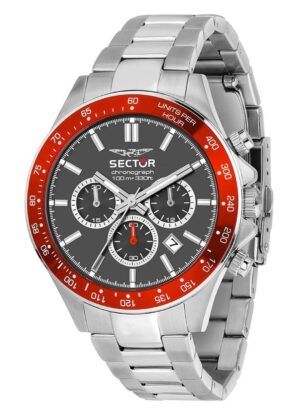 Sector 230 Chronograph Stainless Steel Grey Dial Quartz R3273661036 100M Men's Watch