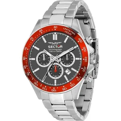 Sector 230 Chronograph Stainless Steel Grey Dial Quartz R3273661036 100M Men's Watch