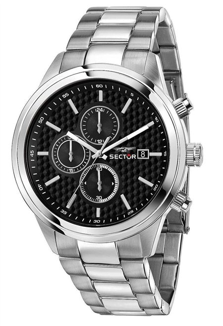Sector 670 Chronograph Stainless Steel Black Dial Quartz R3273740002 Men's Watch
