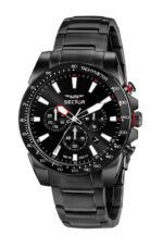 Sector 450 Chronograph Stainless Steel Black Dial Quartz R3273776006 100M Men's Watch