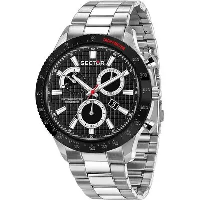 Sector 270 Chronograph Stainless Steel Black Dial Quartz R3273778002 Men's Watch