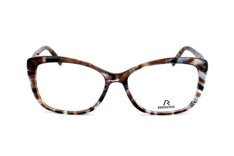 Rodenstock Unisex Eyeglasses (R5333 BLUE BROWN STRUCTURED)
