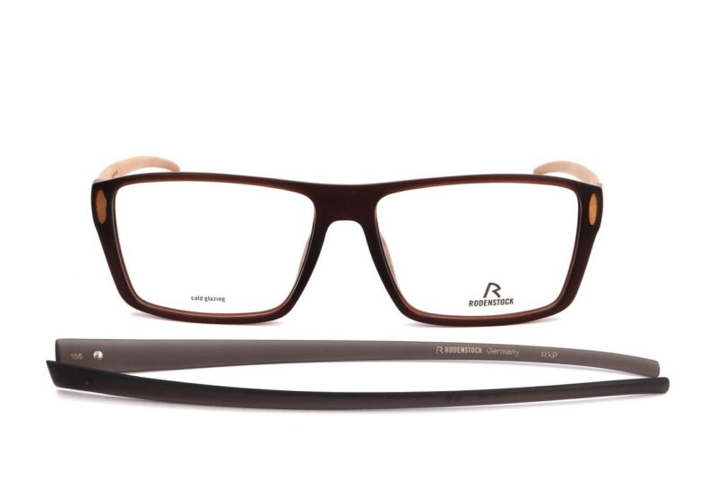 Rodenstock Unisex Eyeglasses (R8010 BROWN)
