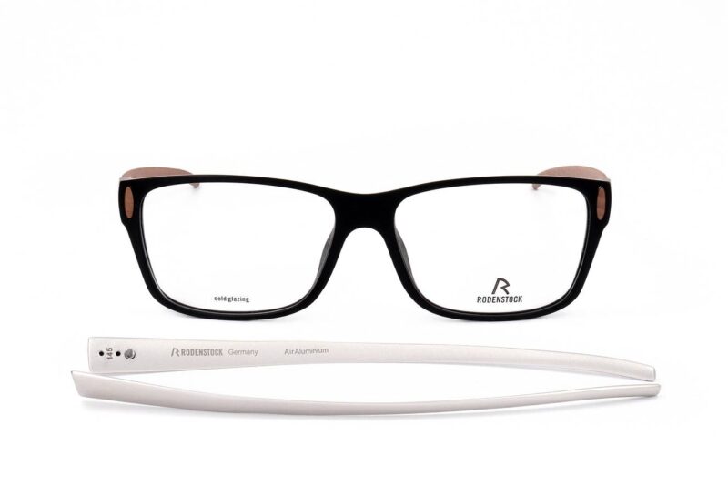 Rodenstock Unisex Eyeglasses (R8012 BLACK)