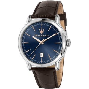 Maserati Epoca Blue Sunray Dial Quartz R8851118016 100M Men's Watch
