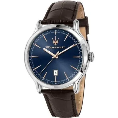Maserati Epoca Blue Sunray Dial Quartz R8851118016 100M Men's Watch