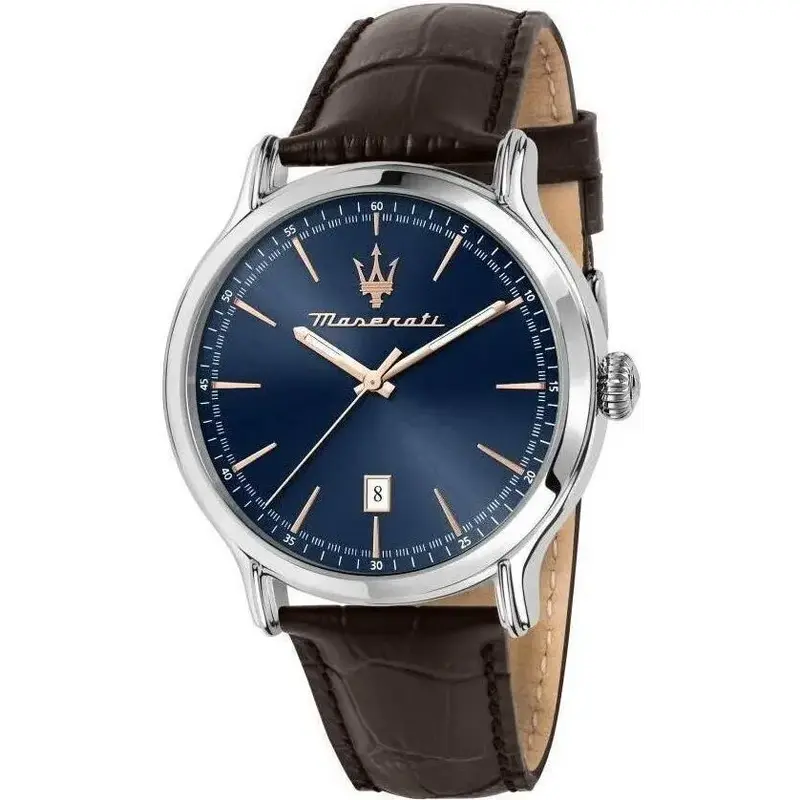 Maserati Epoca Blue Sunray Dial Quartz R8851118016 100M Men's Watch
