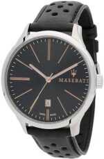 Maserati Attrazione Black Dial Quartz R8851126003 100M Men's Watch