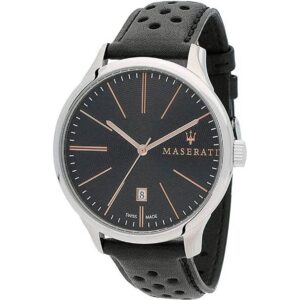 Maserati Attrazione Black Dial Quartz R8851126003 100M Men's Watch