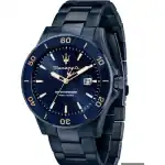 Maserati Competizione Stainless Steel Blue Sunray Dial Quartz R8853100037 100M Men's Watch
