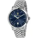 Maserati Epoca Stainless Steel Blue Dial Quartz R8853118021 100M Men's Watch