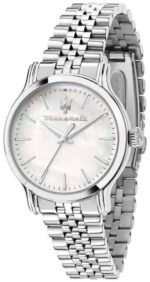 Maserati Epoca Stainless Steel Mother Of Pearl Dial Quartz R8853118521 100M Women's Watch