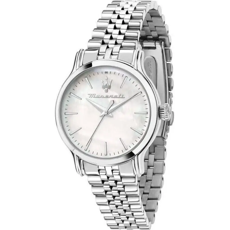 Maserati Epoca Stainless Steel Mother Of Pearl Dial Quartz R8853118521 100M Women's Watch Maserati Epoca Stainless Steel Mother Of Pearl Dial Quartz R8853118521 100M Women's Watch