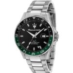 Maserati Sfida Stainless Steel Black Dial Quartz R8853140005 100M Men's Watch
