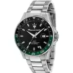 Maserati Sfida Stainless Steel Black Dial Quartz R8853140005 100M Men's Watch