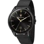 Maserati Tradizione Black Sunray Dial Quartz R8853146001 100M Men's Watch