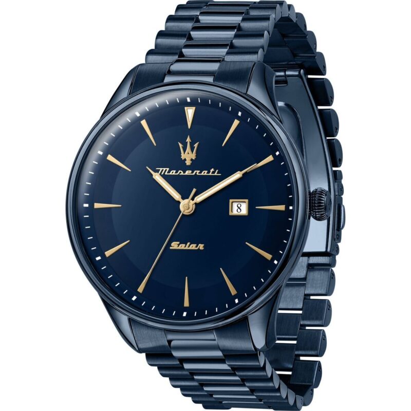 Maserati Tradizione Solar Blue Dial Quartz R8853146003 100M Men's Watch Maserati Tradizione Solar Blue Dial Quartz R8853146003 100M Men's Watch
