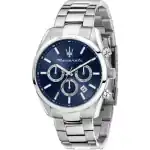 Maserati Attrazione Chronograph Stainless Steel Blue Dial Quartz R8853151005 Men's Watch