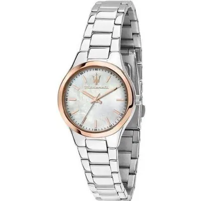 Maserati Attrazione Stainless Steel Mother Of Pearl Dial Quartz R8853151503 Women's Watch