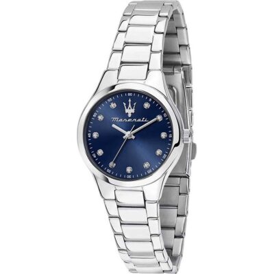 Maserati Attrazione Stainless Steel Blue Sunray Dial Quartz R8853151506 Women's Watch