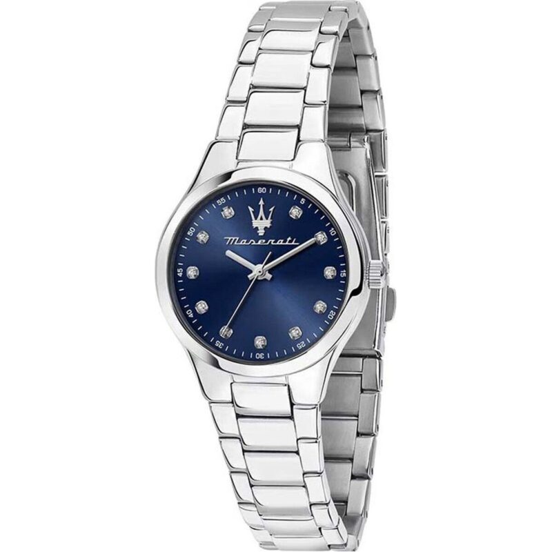 Maserati Attrazione Stainless Steel Blue Sunray Dial Quartz R8853151506 Women's Watch