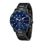 Maserati Competizione Chronograph Stainless Steel Blue Dial Quartz R8873600005 100M Men's Watch