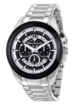 Maserati Traguardo Chronograph Stainless Steel Multicolor Skeleton Dial Quartz R8873612059 100M Men's Watch