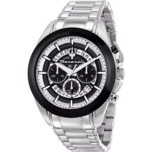 Maserati Traguardo Chronograph Stainless Steel Multicolor Skeleton Dial Quartz R8873612059 100M Men's Watch