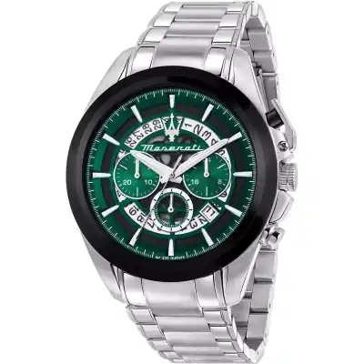 Maserati Traguardo Chronograph Stainless Steel Multicolor Skeleton Dial Quartz R8873612060 100M Men's Watch