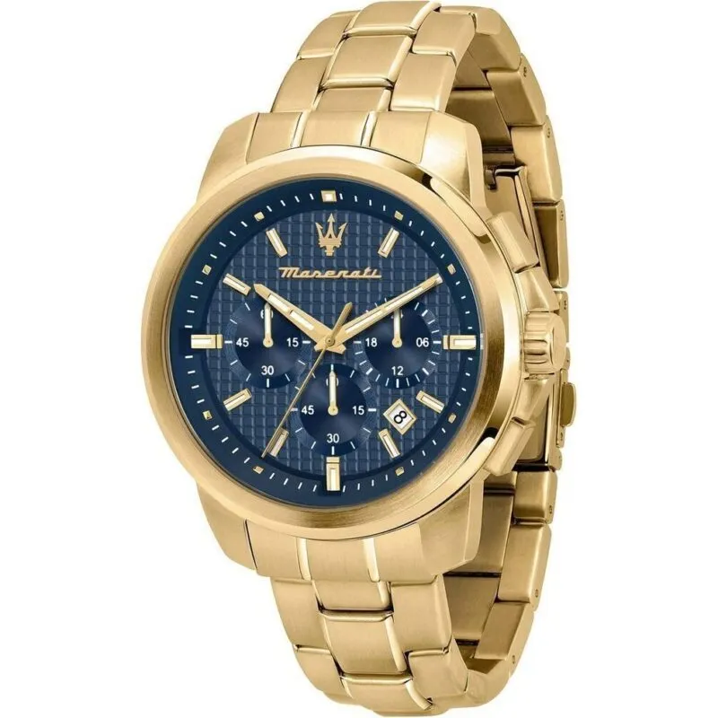 Maserati Successo Chronograph Blue Dial Quartz R8873621021 Men's Watch