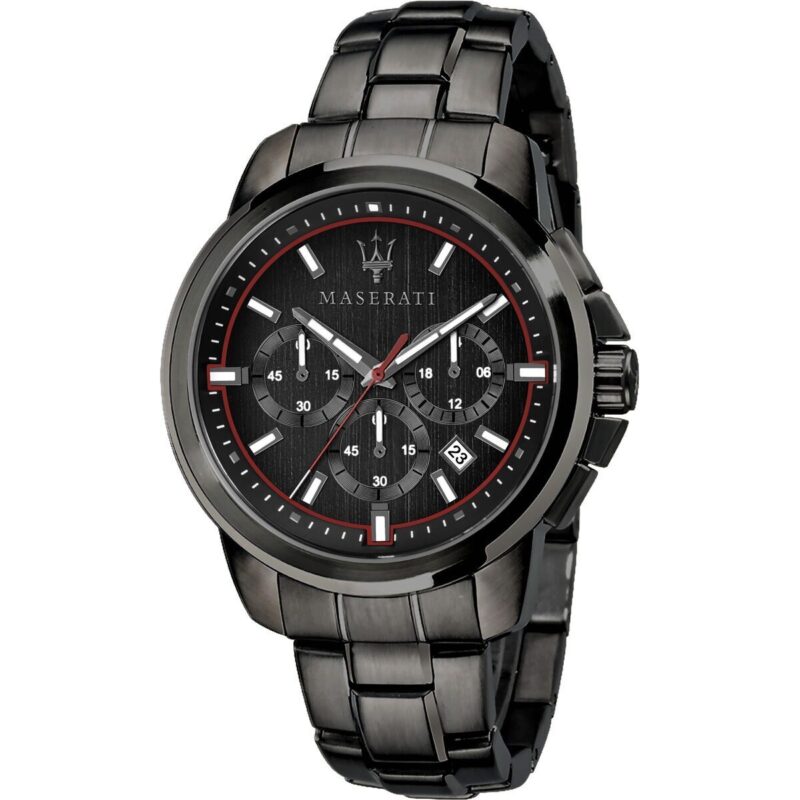 Maserati Successo Limited Edition Chronograph Stainless Steel Black Dial Quartz R8873621027 Men's Watch