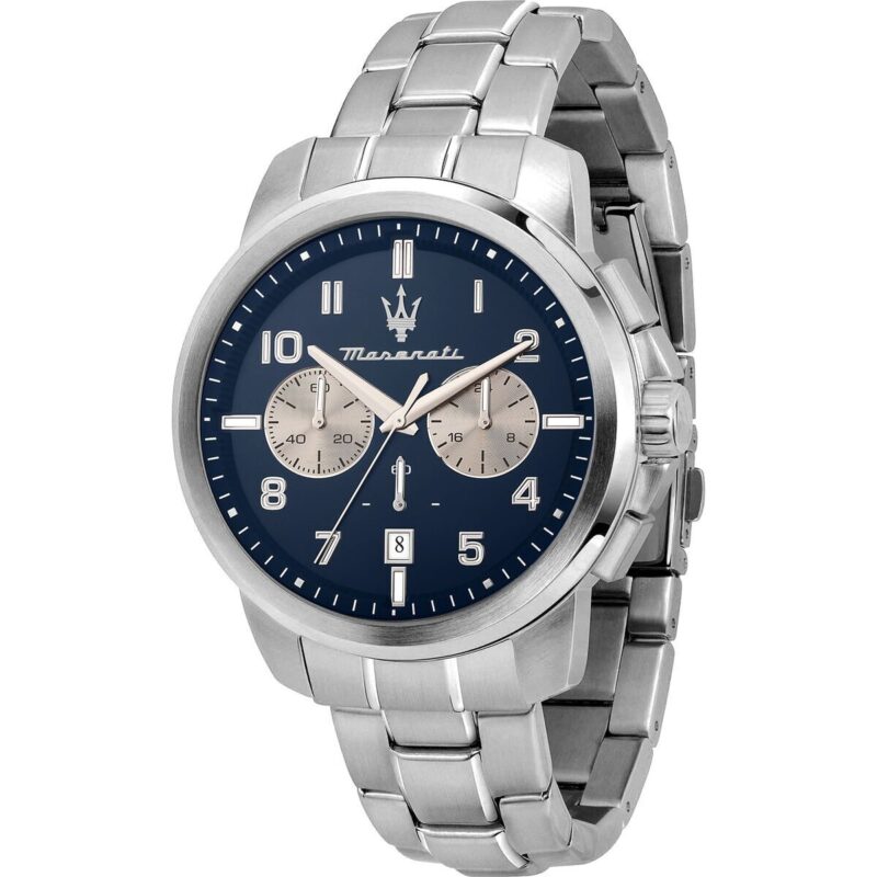 Maserati Successo Limited Edition Chronograph Stainless Steel Blue Dial Quartz R8873621029 Men's Watch