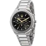 Maserati Stile Chronograph Black Dial Quartz R8873642010 100M Men's Watch