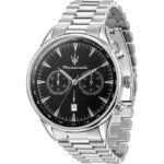 Maserati Tradizione Chronograph Black Dial Quartz R8873646004 100M Men's Watch